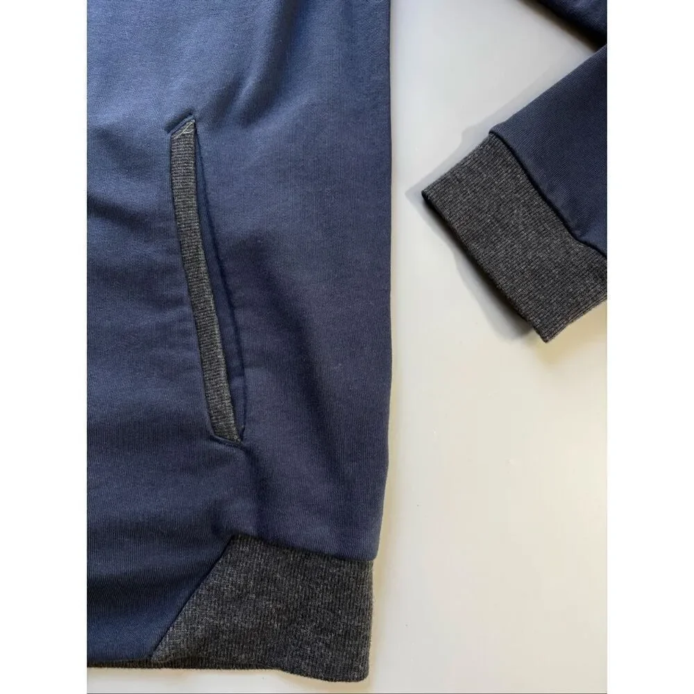 The North Face Crewneck Wicker FlashDry Long Sleeve blue Sweatshirt M